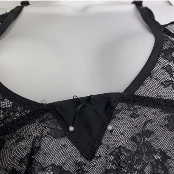 NWOT Triumph BLK Chemise, L. *P1040 - Picture 3 of 7